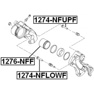 Guide Bolt Brake Caliper - FEBEST 1274NFUPF