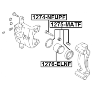 Repair Kit Brake Caliper - FEBEST 1275MATF