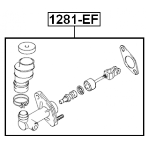 Master Cylinder Clutch - FEBEST 1281EF