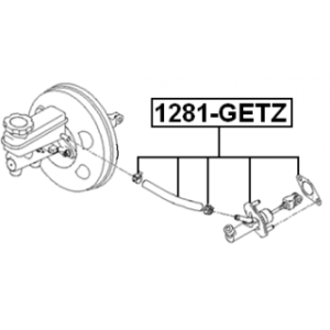 Master Cylinder Clutch - FEBEST 1281GETZ