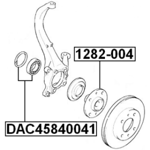 Wheel Hub - FEBEST 1282004