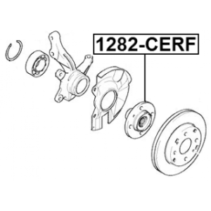 Wheel Hub - FEBEST 1282CERF