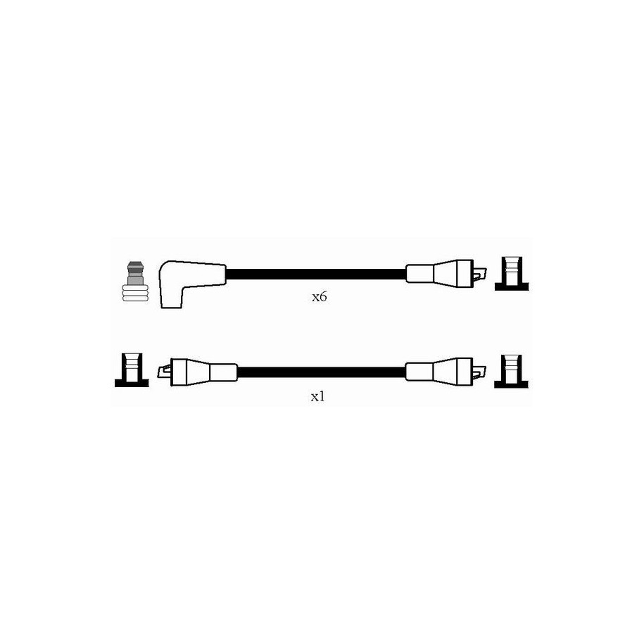 Ignition Cable Kit NGK 2475 for JAGUAR XJ