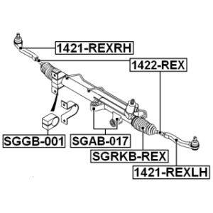 Tie Rod End - FEBEST 1421REXRH