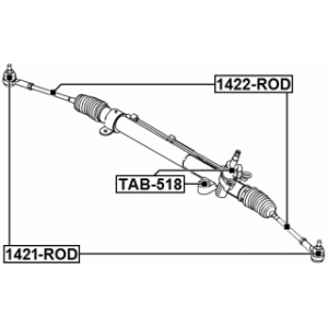 Tie Rod End - FEBEST 1421ROD