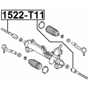 Inner Tie Rod - FEBEST 1522T11