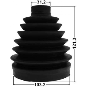 Bellow Drive Shaft - FEBEST 1617P164