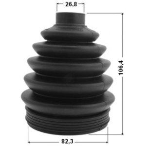 Bellow Drive Shaft - FEBEST 1617P203