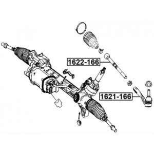 Tie Rod End - FEBEST 1621166