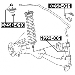 Link Coupling Rod Stabiliser Bar - FEBEST 1623001