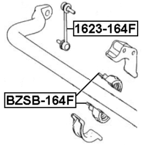 Link Coupling Rod Stabiliser Bar - FEBEST 1623164F