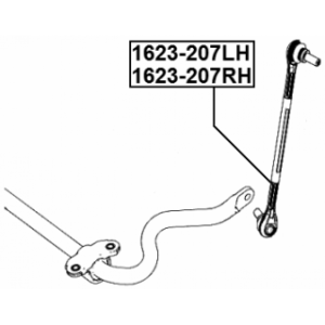 Link Coupling Rod Stabiliser Bar - FEBEST 1623207RH