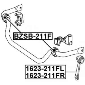 Link Coupling Rod Stabiliser Bar - FEBEST 1623211FL