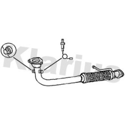 Exhaust Pipe KLARIUS 301052 for ROVER 100 OE GEX12037
