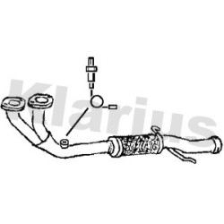 Exhaust Pipe KLARIUS 301211 for SAAB 900 OE 8671015736