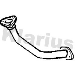 Exhaust Pipe KLARIUS 301454 for MAZDA MX-5