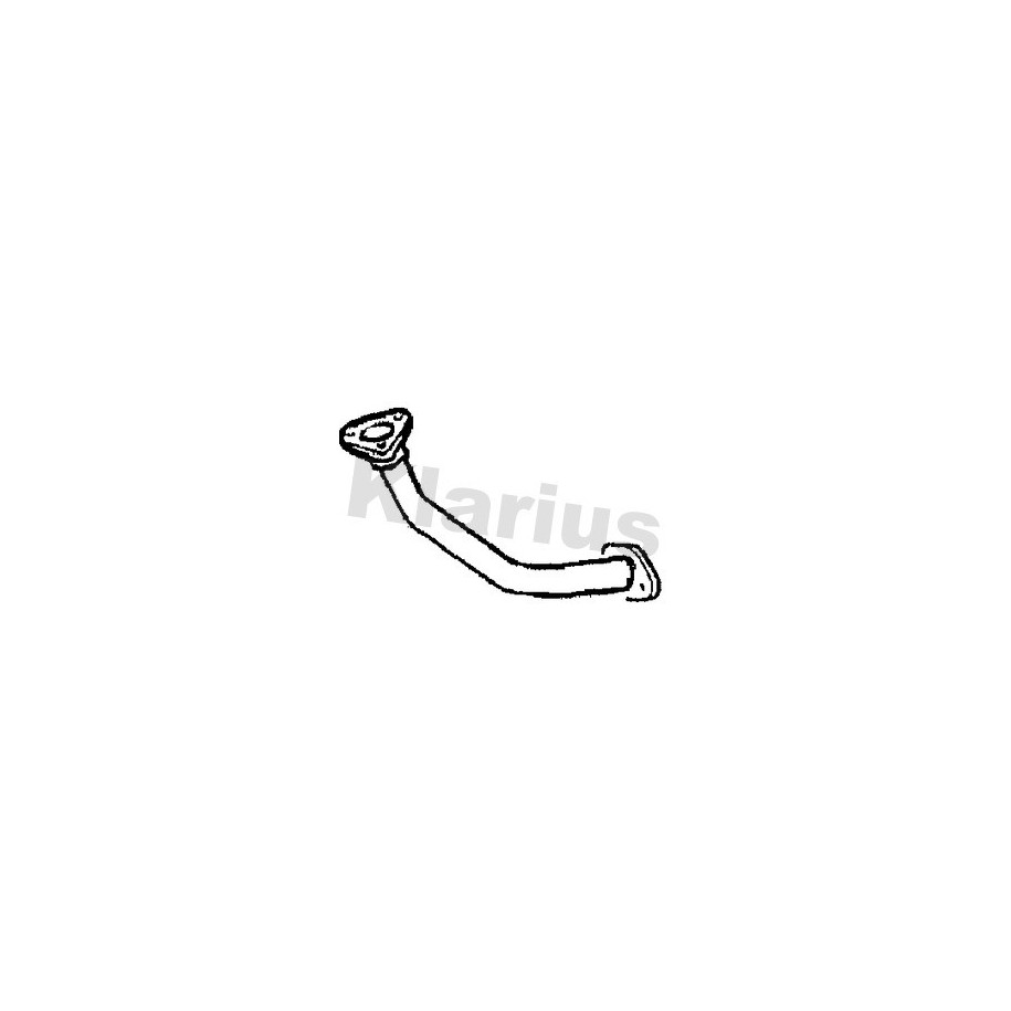Exhaust Pipe KLARIUS 301454 for MAZDA MX-5