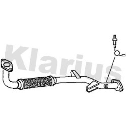 Exhaust Pipe KLARIUS 301821 for MITSUBISHI CARISMA