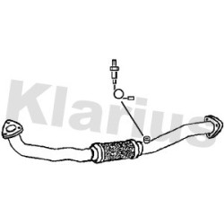 Exhaust Pipe KLARIUS 302008 for ALFA ROMEO 159
