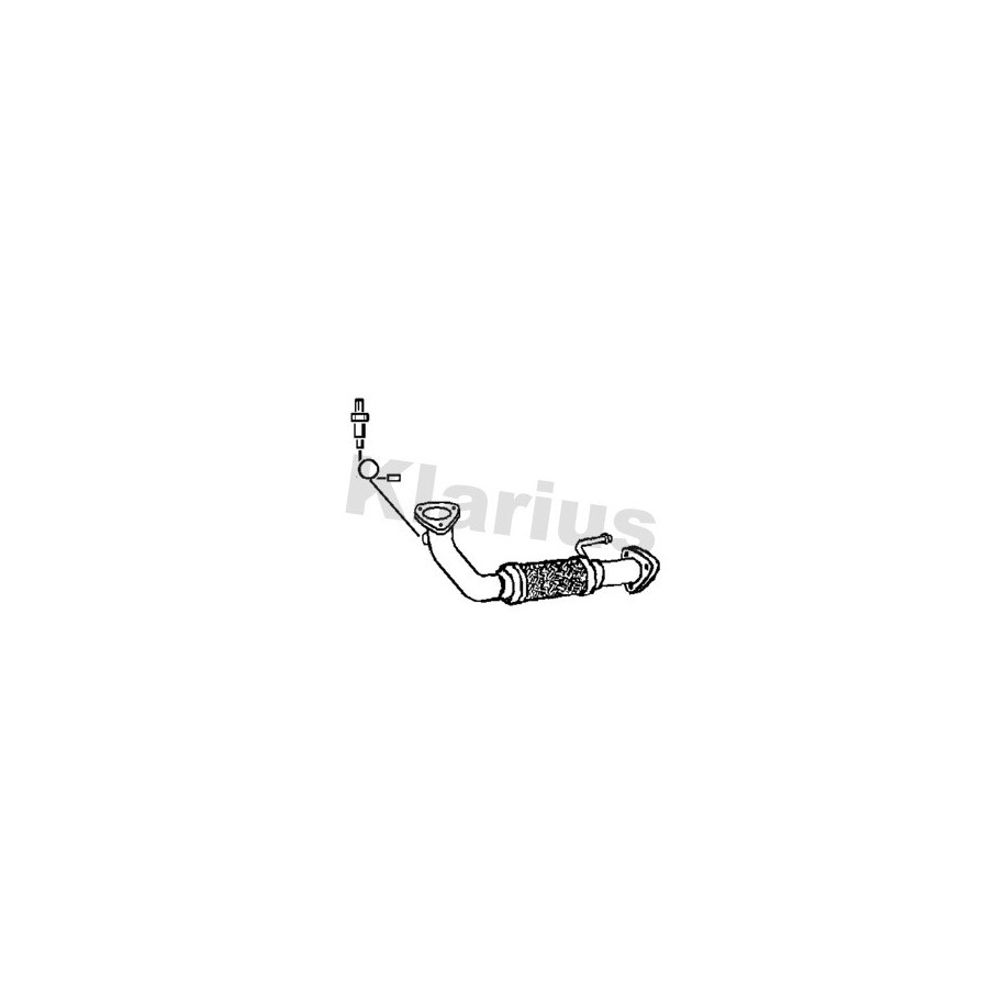 Exhaust Pipe KLARIUS 302020 for CHEVROLET