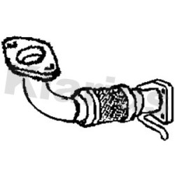 Exhaust Pipe KLARIUS 302052 for HONDA CR-V OE 18210SWYE01