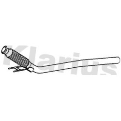 Exhaust Pipe KLARIUS 302097 for VW MULTIVAN