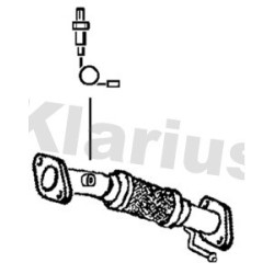 Exhaust Pipe KLARIUS 302101 for KIA VENGA OE 286101P300