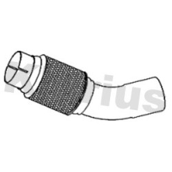 Flex Hose KLARIUS 302150 for BMW 1