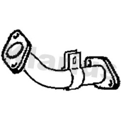Exhaust Pipe KLARIUS 302173 for MITSUBISHI L200