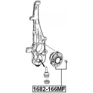 Wheel Hub - FEBEST 1682166MF