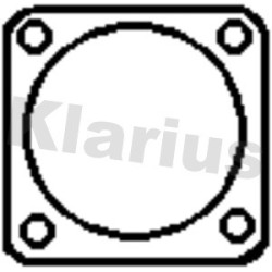 Exhaust Pipe Gasket KLARIUS 410604 OE 849934