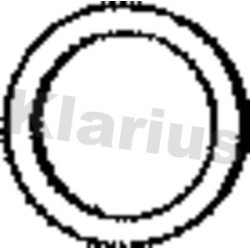 Exhaust Pipe Gasket KLARIUS 410781
