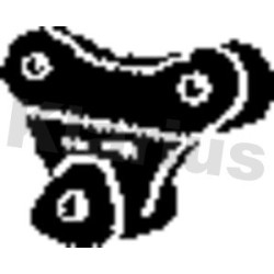 Exhaust Mount KLARIUS 420983 OE 8200310007