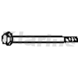 Exhaust Bolt KLARIUS 430460 OE 7703001806