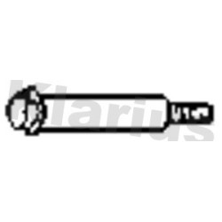 Exhaust Bolt KLARIUS 430461 OE 7703050145