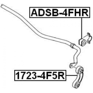 Link Coupling Rod Stabiliser Bar - FEBEST 17234F5R