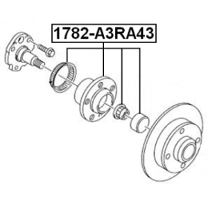 Wheel Hub - FEBEST 1782A3RA43
