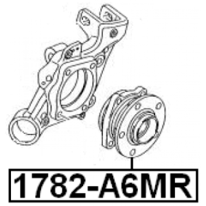 Wheel Hub - FEBEST 1782A6MR