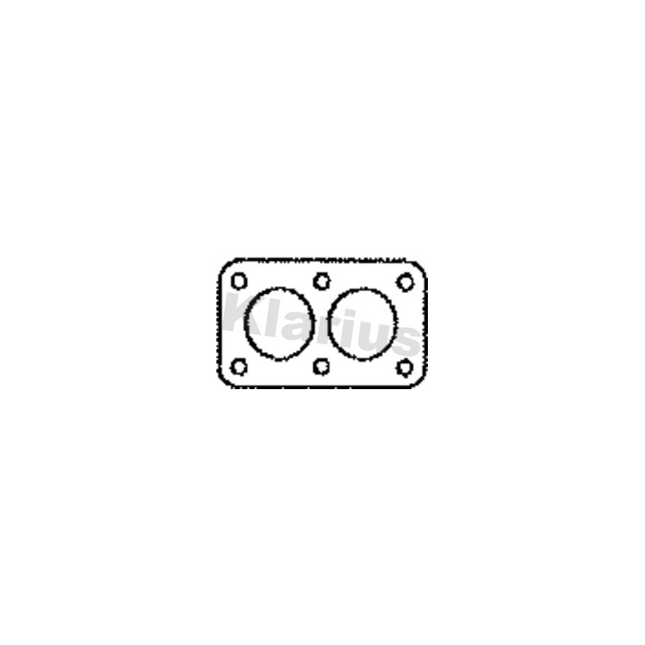 Exhaust Pipe Gasket KLARIUS VAG12