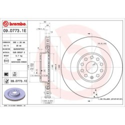 Brake Disc Kit BREMBO KT08022 for TESLA MODEL S