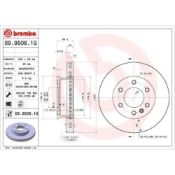 Brake Disc Kit BREMBO KT10025 for MERCEDES