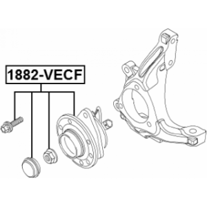 Wheel Hub - FEBEST 1882VECF