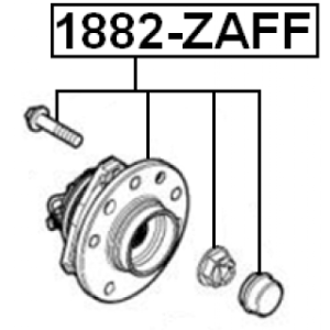 Wheel Hub - FEBEST 1882ZAFF