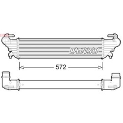 Intercooler DENSO DIT09114 for FIAT 500L