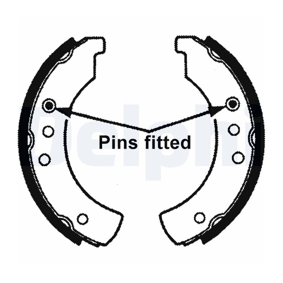 Brake Shoe Set DELPHI LS1154 OE 37282638Z