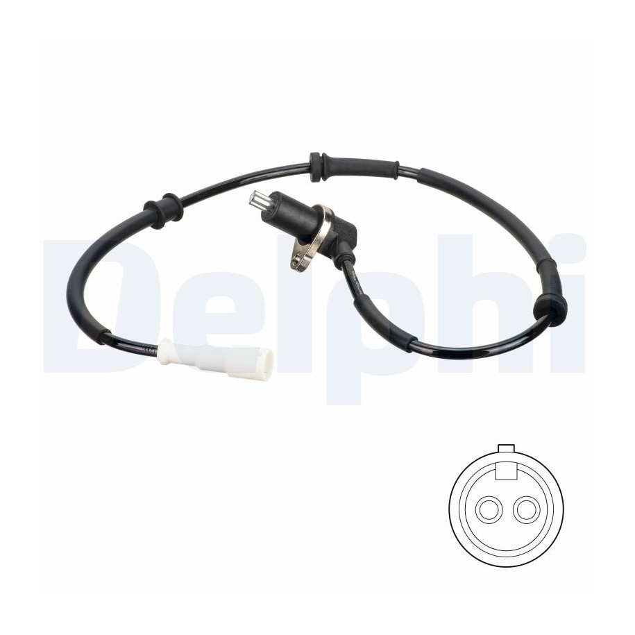 Abs Wheel Speed Sensor DELPHI SS20826 for RENAULT KANGOO OE 7700301311