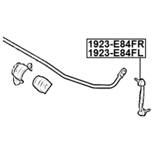 Link Coupling Rod Stabiliser Bar - FEBEST 1923E84FL
