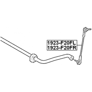 Link Coupling Rod Stabiliser Bar - FEBEST 1923F20FL