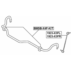 Link Coupling Rod Stabiliser Bar - FEBEST 1923X3FR