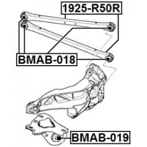 Control Trailing Arm Wheel Suspension - FEBEST 1925R50R